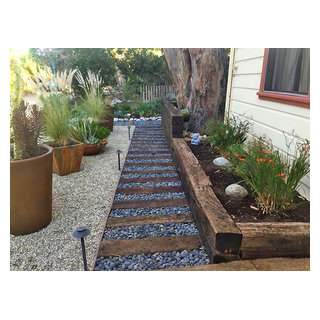 railroad ties landscape ideas