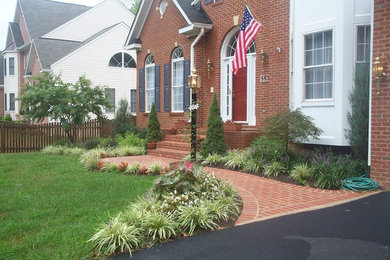 This is an example of a front yard landscaping in DC Metro.