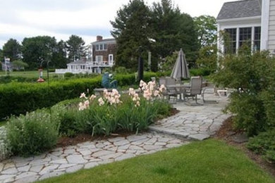 This is an example of a landscaping in Portland Maine.