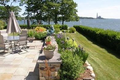 Design ideas for a landscaping in Portland Maine.