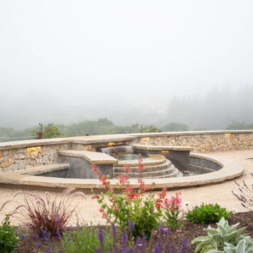 Water Feature on a foggy morning