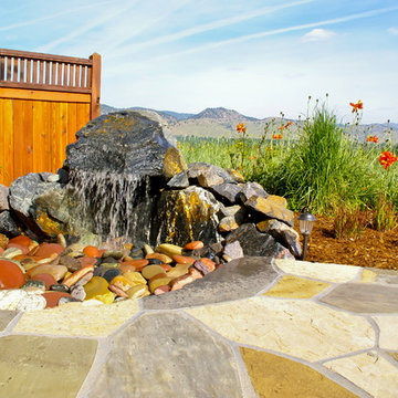 Water Feature with Views of the Foothills