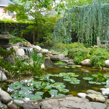 Waterfall Fish Ponds renovations and Redesign or Rebuild in Rochester, NY