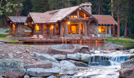 Houzz США: Деревенский дом с эко-технологиями в Скалистых Горах