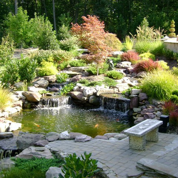 Waterfalls and Koi Ponds at Annapolis Residence