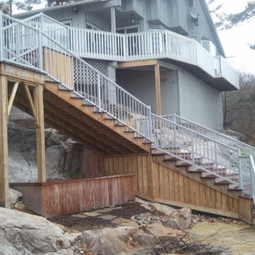 Waterfront Deck + Stairs