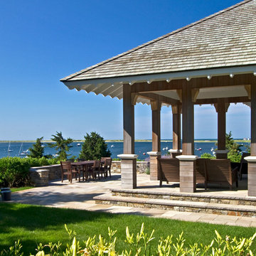 Waterfront patio