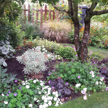 Welcoming Entry Garden with Flowers