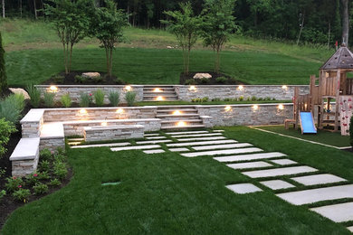 This is an example of a contemporary landscaping in Nashville.
