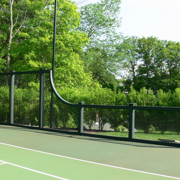 Weston Post Tensioned Concrete Tennis Court