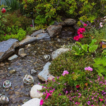 Whimsical Waterfall and Pond