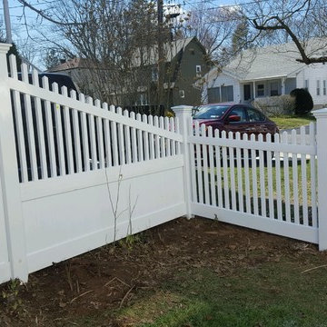 white picket fence