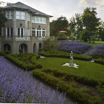 Wilmette 01 Landscaping - Estate  with Formal Garden