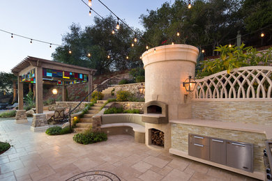 Inspiration for a transitional patio remodel in San Luis Obispo