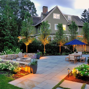 Winchester Massachusetts backyard renovation