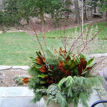 Winter Container Gardens - Various Clients in Northern New Jersey