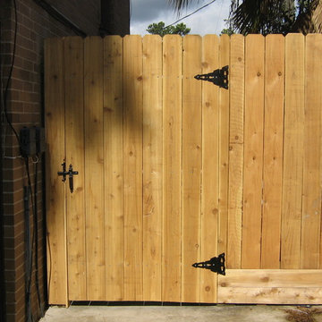 Wood Fence and Gates