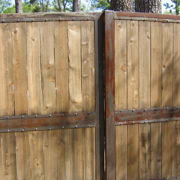 Wood Fence and Gates