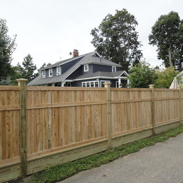 Wood Privacy Fence Installed Bay Shore NY