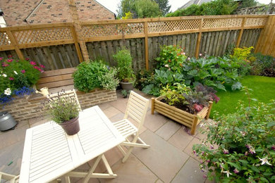 This is an example of a contemporary garden.