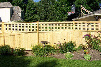 Design ideas for a backyard landscaping in Milwaukee.