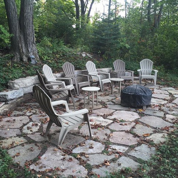 Woodland Steps overlooking Little Traverse Bay, MI