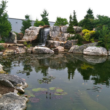 Worlds Most Extreme Ecosystem Pond Construction,Certified Aquascape Contractors