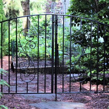 Wrought Iron Garden Gate