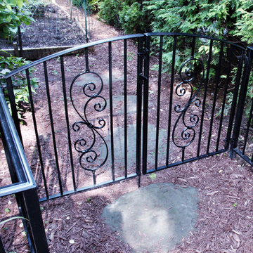 Wrought Iron Garden Gate