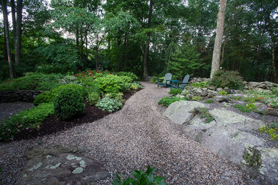 ニューヨークにあるアジアンスタイルのおしゃれな庭の写真