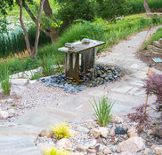 Zen Modern Water Feature - Lotus Gardenscapes