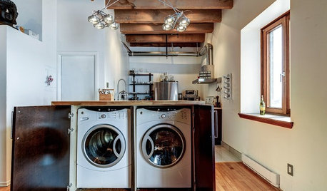 A Kitchen Laundry Cabinet Full of Surprises