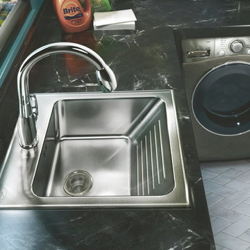 60° Washboard Laundry Sink Systems
