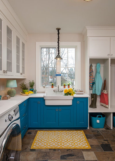 Transitional Laundry Room by User