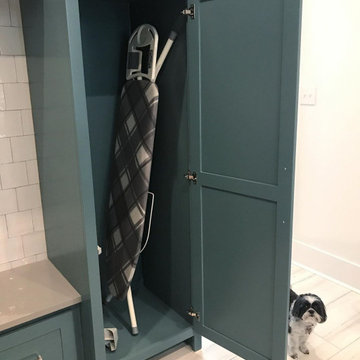Apollo Grey Laundry Room Floor by The Murphy Dream Homes