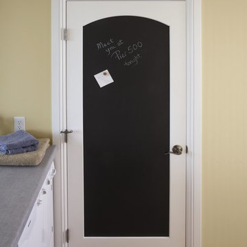 Arch Top Black Magnetic Chalkboard Door