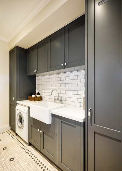Traditional Laundry Room by Steding Interiors & Joinery