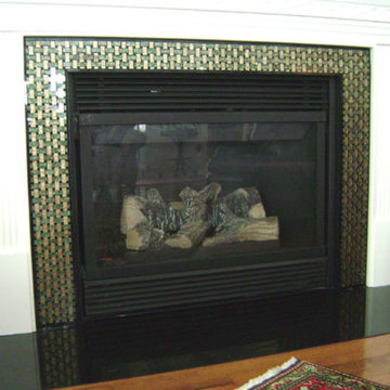 Basketweave Fireplace Surround
