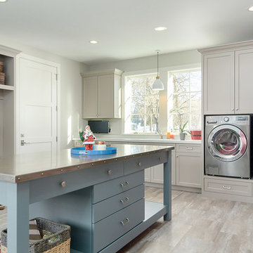 Beach Style Laundry Room