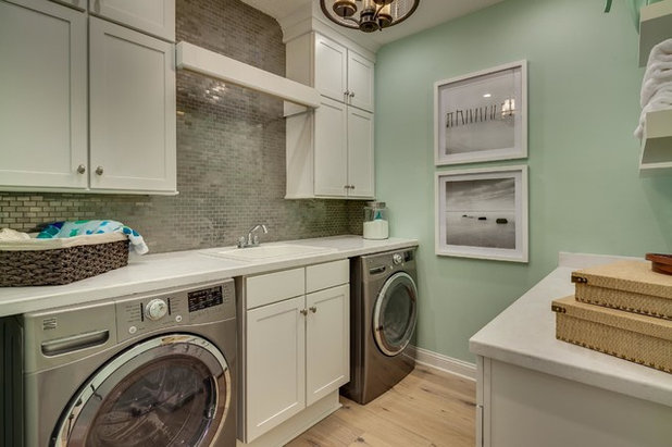 Beach Style Laundry Room by Dream Finders Homes