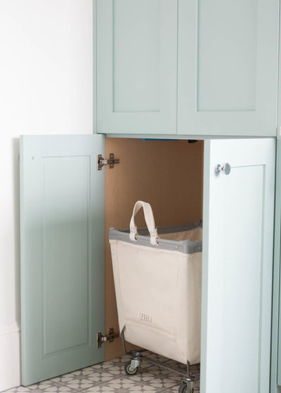 Transitional Laundry Room by Route Design : Ashley Winn