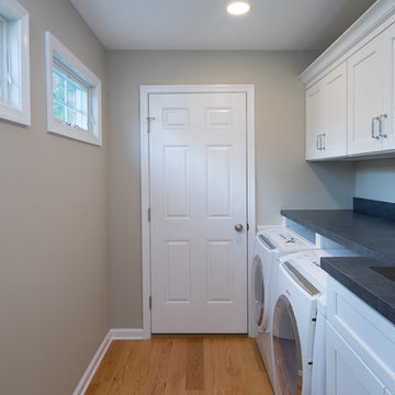Bright Laundry Room Design in Yardley, PA