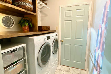 Inspiration for a laundry room remodel in Austin