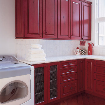 Built-In Cabinetry for Laundry Room