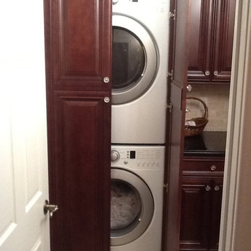 Built in laundry cabinetry