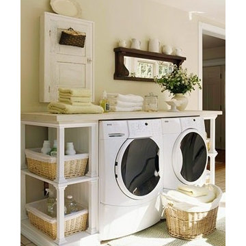 Butter Yellow Laundry Room