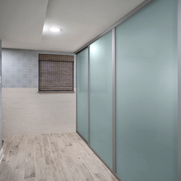 Calm Contemporary Basement