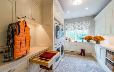 New This Week: 4 Envy-Inducing Laundry Rooms With Clever Storage