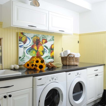 Cheerful Laundry and Mudroom