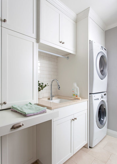 Traditional Laundry Room by CG&S Design-Build